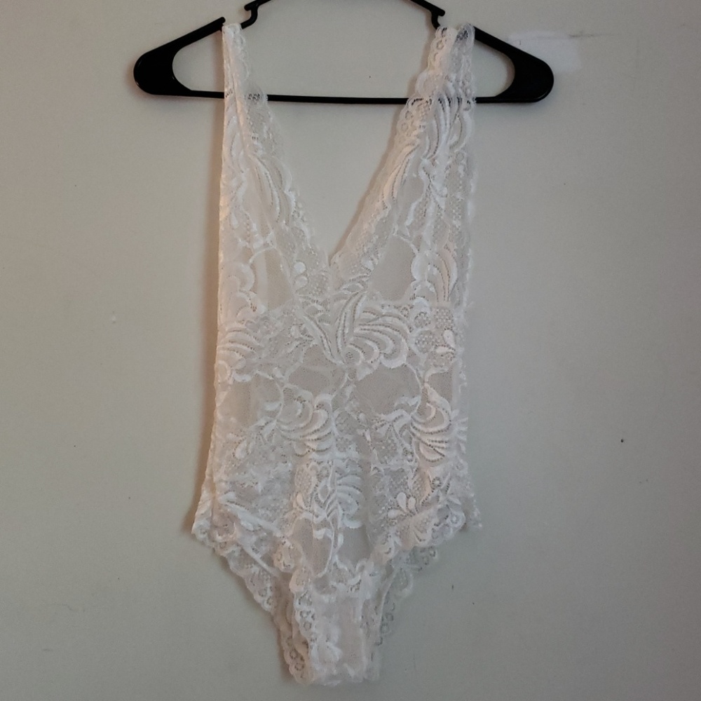 White Lace Bodysuit